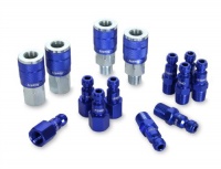 Legacy A72458C ColorConnex  Automotive 14 piece Coupler and Plug Kit Blue Type C