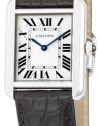 Cartier Women's W5200005 Tank Solo Leather Strap Watch