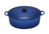 Le Creuset Enameled Cast-Iron 5-Quart Oval French Oven, Cobalt