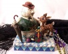 Rudolph Jim Shore Christmas from Enesco Rudolph & Sam the Snowman Figurine 7.25 IN