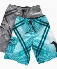 Ride the waves with a classic pair of comfy boardshorts from Hurley.