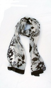 Hummingbird Scarf: Sheer Soft Cotton