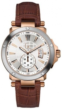 GUESS Gc-1 Swiss Chronograph Leather Mens Watch G65007G1