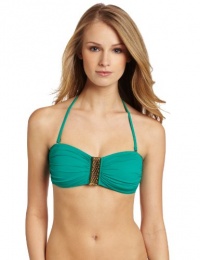 La Blanca Women's Renew and Refresh Cup Bandeau Bra, Jade, 6