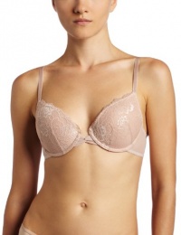 OnGossamer Women's Boudoir Blooms Bump it Up Bra, Champagne/Pina Colada, 32B