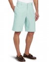 IZOD Men's Oxford Flat Front Short