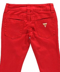 GUESS Kids Girls Full-Length Daredevil Skinny Jeans, RED (10)