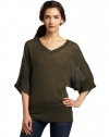 LAmade Women's Half Sleeve V-Neck Top