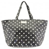 Kate Spade Anabel Baby Bag Dizzy Dot Navy Coated Canvas Tote