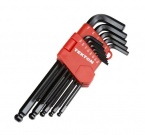 TEKTON 25219 Long Arm Ball Hex Key Wrench Set, SAE, 13-Piece