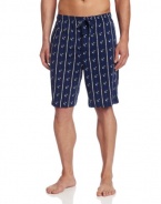 Nautica Men's Knit Anchor Stripe Short