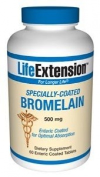 Life Extension Specially-coated Bromelain, 500 mg, 60 Tablets