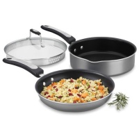 Weight Watchers 3-piece Nonstick Aluminum Saute and Skillet Set