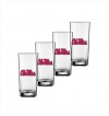 NCAA Ole Miss Rebels Set of 4 Highball Glasses, 16-Ounce