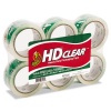 Duck Brand HD  Packaging Tape, 1.88 inch x 54.6 Yard, Crystal Clear, 6 Rolls (CS-55-6pk)