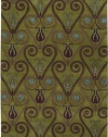 Area Rug 5x8 Rectangle Transitional Grass Color - Surya Bombay Rug from RugPal