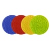 Le Creuset Silicone Set of 4 French Coasters, Multi-colored