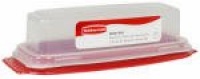 Rubbermaid Inc Red Plas Butter Dish 1777193 Containers Food Storage