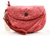 Giani Bernini Signature Saddle Flap Clutch Wristlet Purse ~ Rose Pink In Color