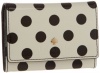 Kate Spade New York Carlisle Street-Darla Wallet,Cream/Black,One Size