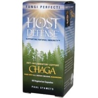 Fungi Perfecti Host Defense Chaga Capsules, 60 Count,