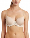 Wacoal Women's Embrace Lace Contour Bra, Naturally Nude/Ivory, 36D