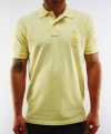 Polo Ralph Lauren Men's Big Pony Yellow Polo Mesh Shirt Embroidered Pony 1267363