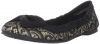 CL by Chinese Laundry Women's Good Chance Ballet Flat,Beige/Black,10 M US