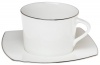 Mikasa Couture Platinum Breakfast Cup & Square Saucer