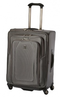 Travelpro Luggage Crew 9 25-Inch Expandable Suiter Spinner Bag, Titanium, One Size