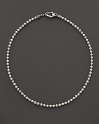 Lagos Sterling Silver Luna Freshwater Pearl Necklace, 18