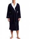 Nautica Mens Anchor Terry Robe, Peacoat, One Size