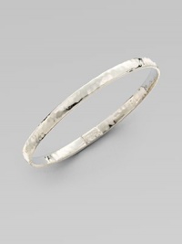 From the Glamazon® Collection. A chic, classic design in sleek sterling silver with hammered details. Sterling silverDiameter, about 2½Slip-on styleImported 