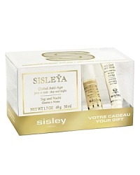 Set contains Sisleÿa Global Anti-Age 50mL, All Day All Year 10mL and Sisleÿa Elixir 5mL