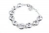 Jessica Simpson Silver Tone Diamond Pave Bracelet