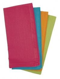 Aunt Martha's Bright Collection Dinner Napkins, Set of 4