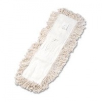 UNISAN Industrial Dust Mop Head, Hygrade Cotton, 24 Width x 5 Depth, White (1324)