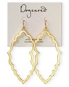 Sweet and oh so simple drop earrings from Dogeared are the ultimate wardrobe staple, cast in plated 14 karat gold.