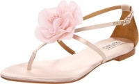 Badgley Mischka Women's Zowie Thong Sandal,Blush,7.5 M US