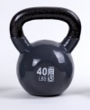 GoFit Premium Vinyl Dipped Kettle Bell With Introductory Training Dvd