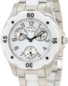 Invicta Women's 1651 Angel White Dial White Ceramic and Watch