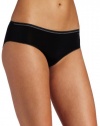 Calvin Klein Women's Naked Glamour Hipster Brief, Black, Large