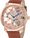 Akribos XXIV Men's AK406RG 'Davinci' Rose Gold-Tone Mechanical Watch