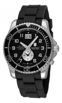 Victorinox Swiss Army Men's 241440 Maverick GS Dual Time Black Double Date Dial Watch