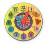 Melissa & Doug Wooden Shape Sorting Clock