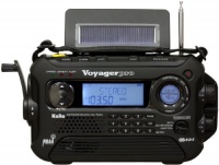 Kaito Voyager Pro KA600 Digital Solar/Dynamo AM/FM/LW/SW & NOAA Weather Emergency Radio with Alert & RDS, Black