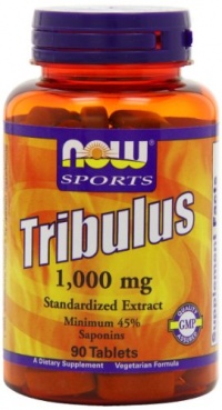 NOW Foods Tribulus 1000mg  45% Extract, 90 Tablets