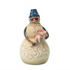 Jim Shore Heartwood Creek Beach Snowman Holding Seashell Figurine, 9-1/4 Inches