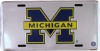 (6x12) University of Michigan Wolverines NCAA License Plate