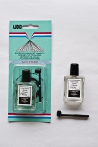 Anti-Static Phono Cartridge Stylus Cleaner Brush and Lubricant Preservative